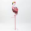 Flamingo Garden Statue Outdoor Metal Weather-Resistant Elegant