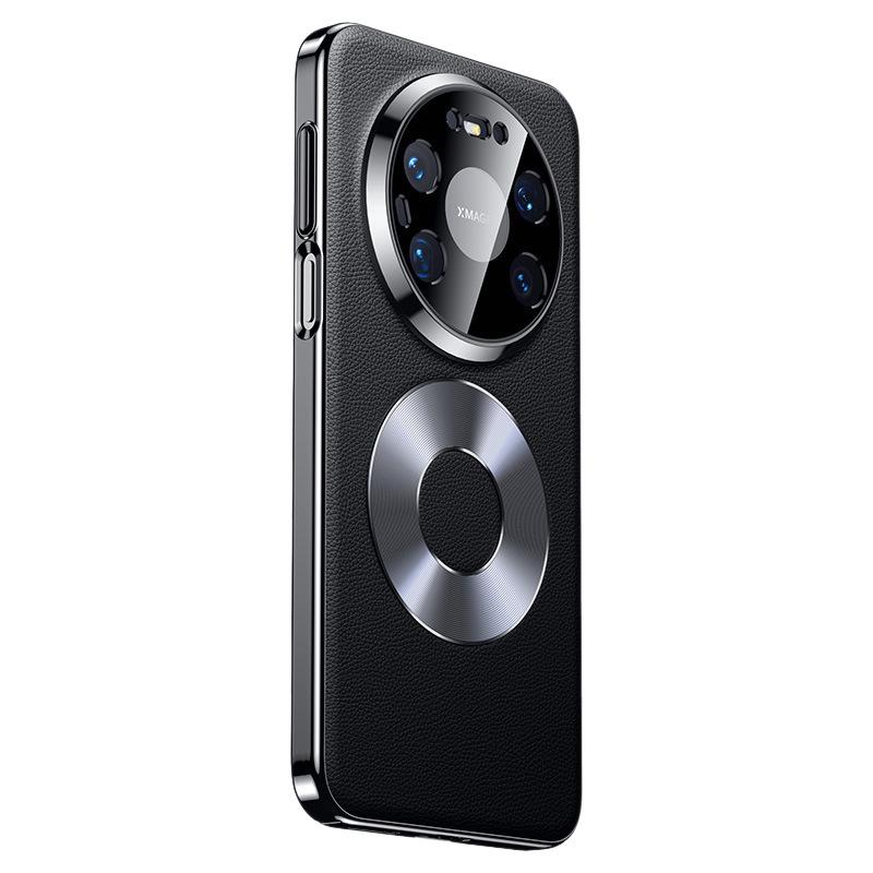 Magnetic Leather Ring Case for Huawei Mate80 Pro Max