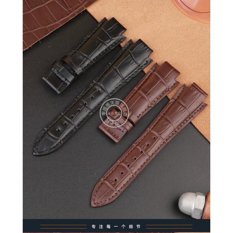 24x14mm Rindsleder Uhrenarmband Für 1853 Tissot T60 Riemen L875/975K Konvexes Ende Echtes Leder Uhrenarmband Herren Armband Armband