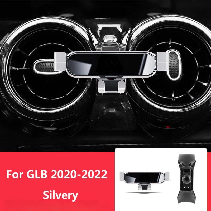 Car Mobile Phone Holder for Mercedes Benz GLB X247 EQB 2022 - 2020 Mounts Bracket GPS Stand Rotatable Support Accessories