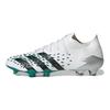 Predator Freak.1 L EQT Vârf Rotund Șireturi FG (Știft lung din cauciuc) Pantofi de Fotbal Durabili Bărbați Pantofi de Fotbal Alb Verde Negru GW0749