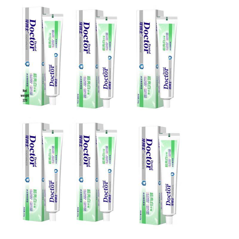 Dr. Dental Super Whitening & Cavity Prevention Toothpaste 6-Pack