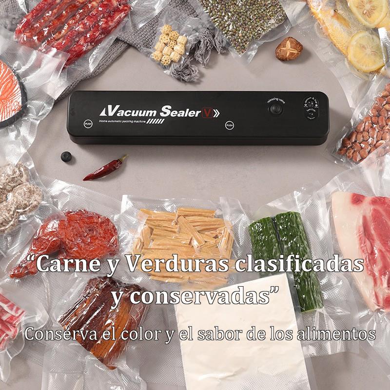 Black Vacuum Sealing Machine 220V Electric Vacuum Sealant Packaging Machine, with Vacuum Bag Link Home Food Fresh