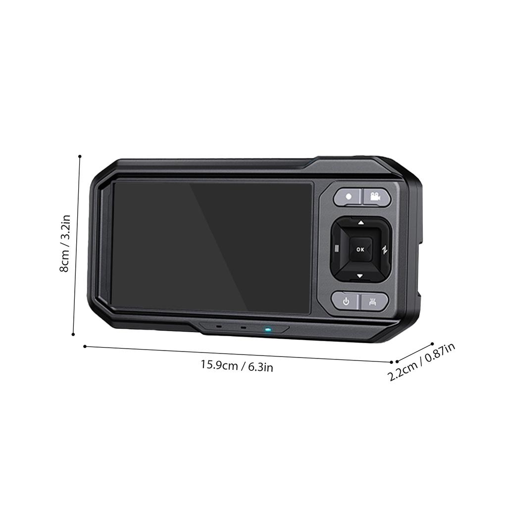 1080P Sewer Inspection Camera with 4.5 Inch IPS Screen Monitor Borescope Camera with LED Fill Light