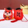 Creative Plush Horse Keychain Mascot Dolls Cute Plush Horse Doll Pendant 10cm Kawaii Chinese New Year Gift Year of Horse