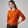 Paluo Women's 100% Pure Cashmere Jacquard Knit Sweater