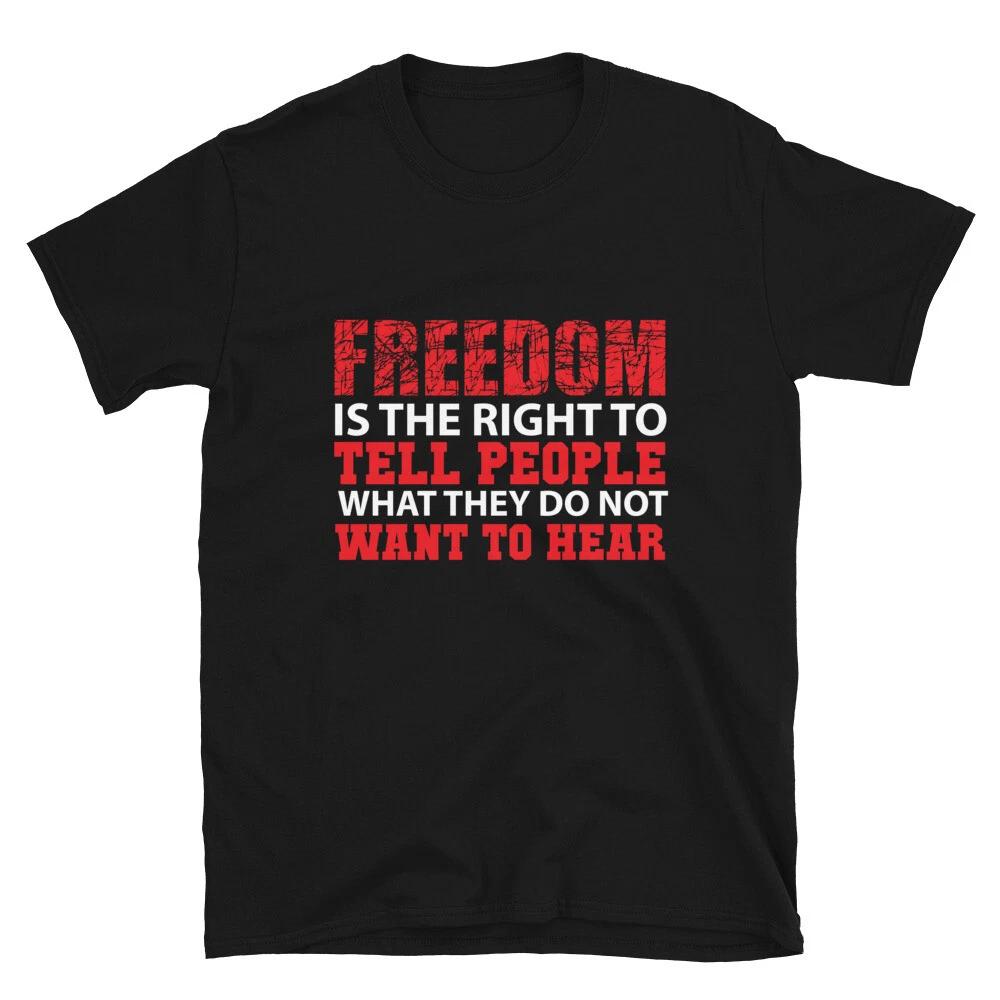 Freedom Definition Of Freedom Of Speech T-Shirt L
