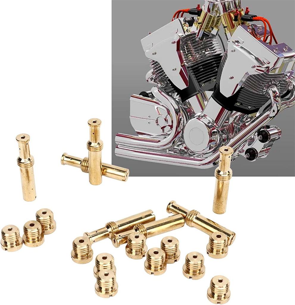 1 Set Carburetor Main Intermediate Jet Kit Copper Carb 35‑0995 Fit For S&S B E G