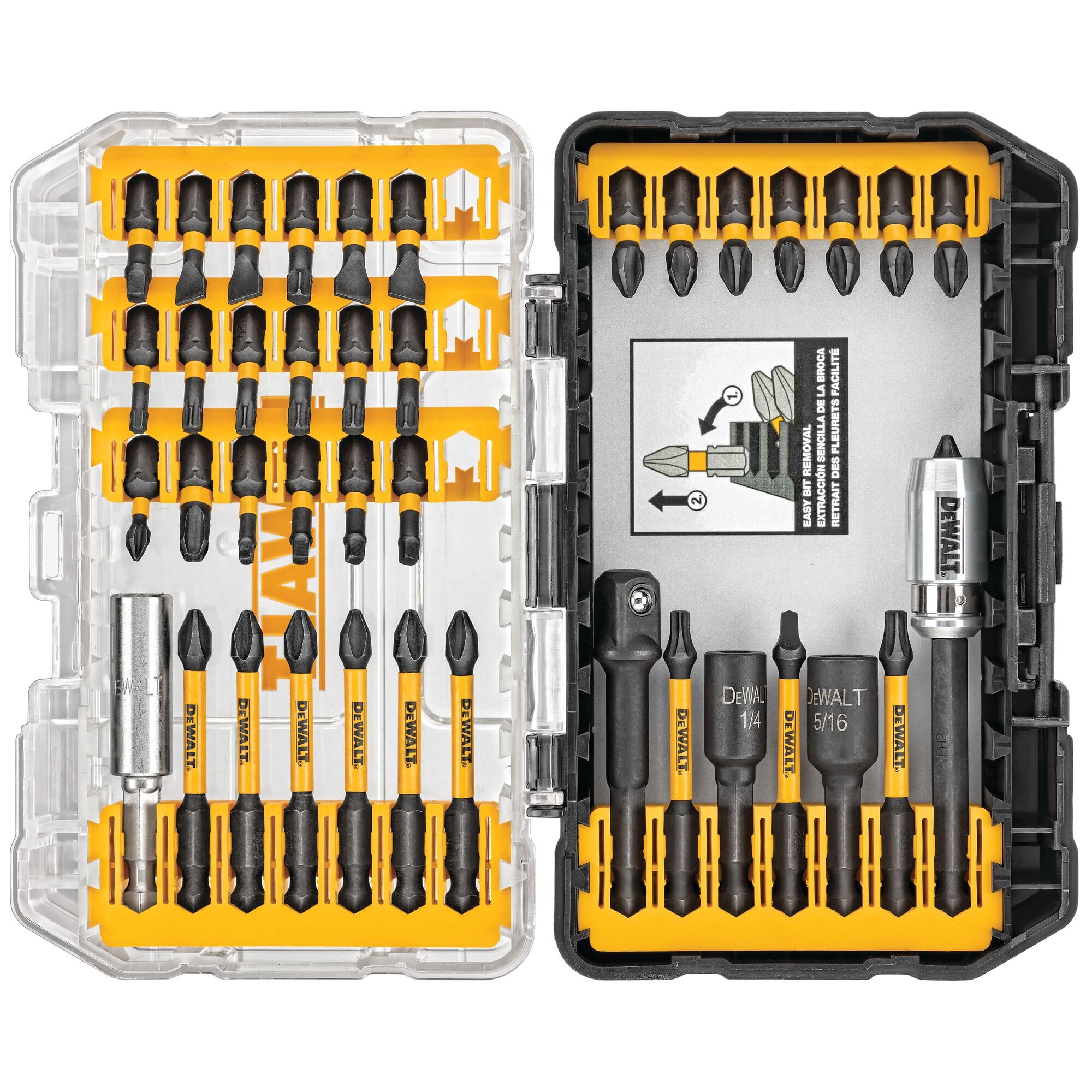 

DEWALT DWA2T40IR IMPACT READY FlexTorq Screw Driving Set, 40-Piece [item]