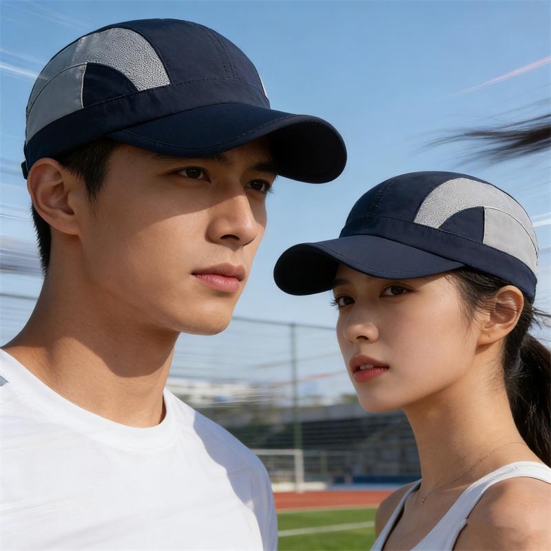 Summer Quick-Dry Baseball Cap Brim Spliced Net Cap Outdoor Sports Sun Hat Cap