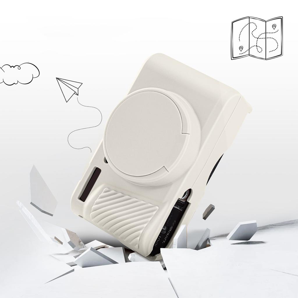 Pour Canon PowerShot SX740 HS/SX730 HS Sacoche en Caoutchouc pour Appareil Photo Skin Cache-Objectif Amovible Coque pour Corps d'Appareil Photo Anti-Rayures Coupe Ajustée