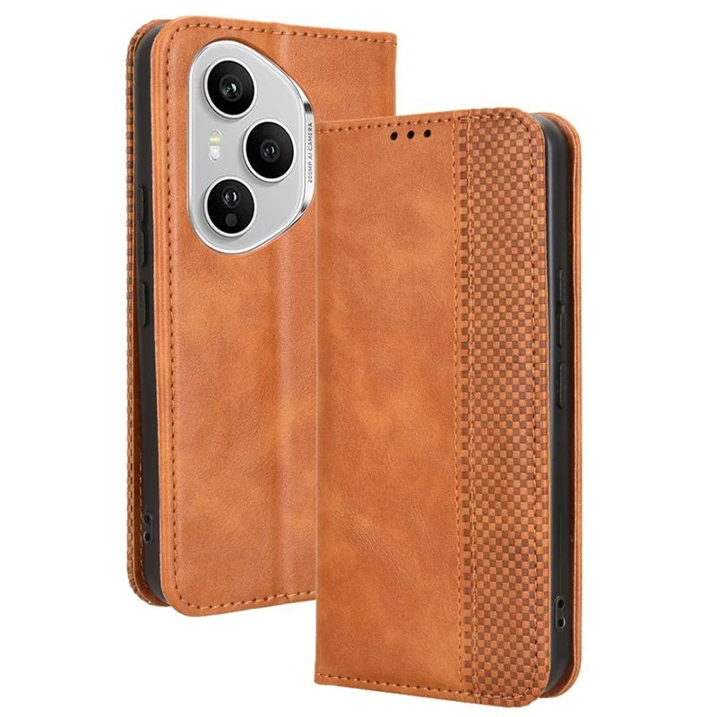 Retro Flip Book Leather Cover for Honor 400 Pro Magnetic Flip Wallet Card Slot Case for Honor 400 Lite Honor400 Phone Bags