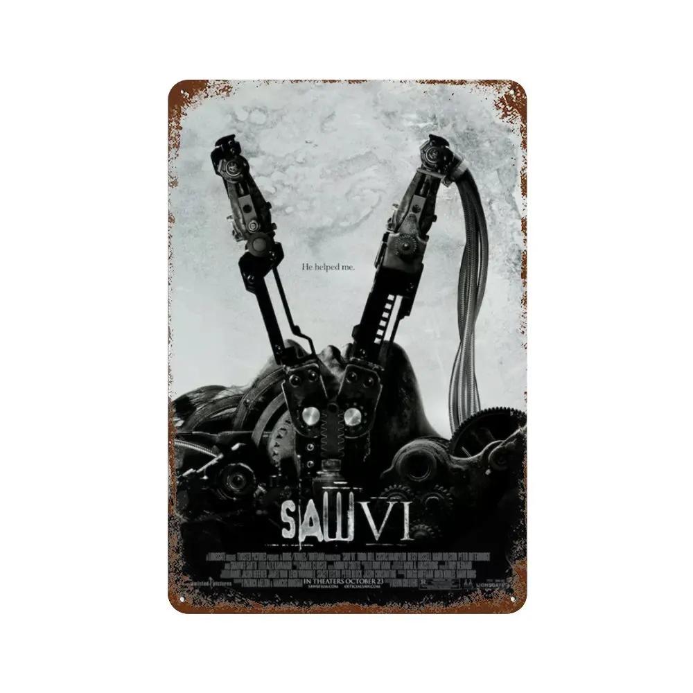 Horror Movie Metal Sign Garage Man Cave Pub Wall Decor 20x30cm