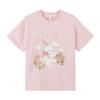 Girls' Cotton Bunny Print Casual T-Shirt