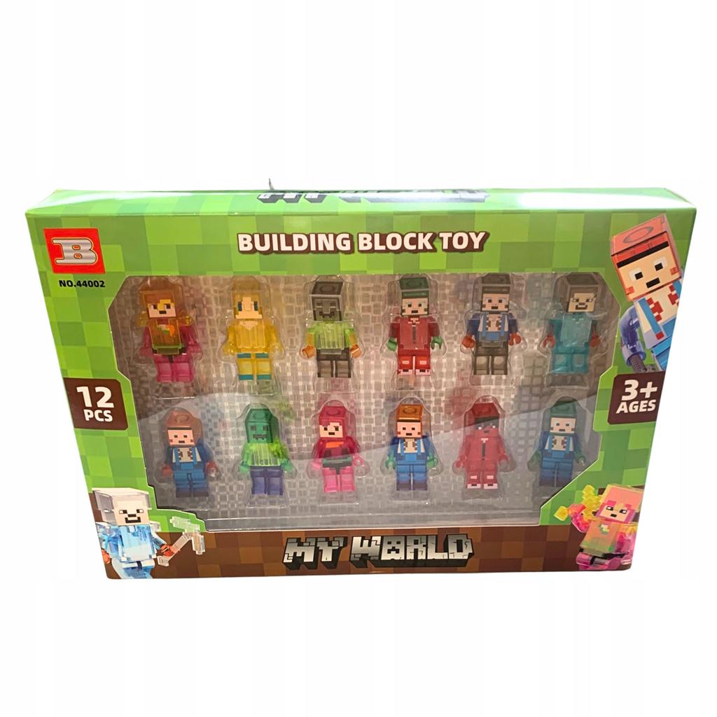 My World Minecraft Figure Set Zombie Figures Characters 12 Pcs.