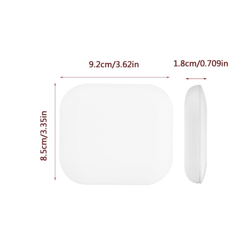 

Портативное складное дорожное зеркало со светодиодной подсветкой, компактное косметическое зеркало, 10-кратное увеличительное зеркало, 2 стороны, красота, круглое зеркало белый