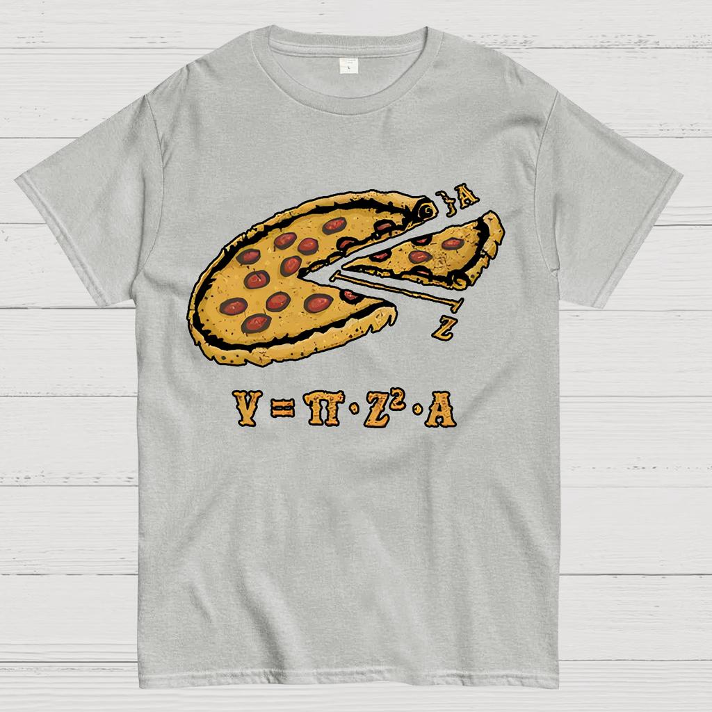A Pizza Pi Cotton Summer Casual Cool Loose T-Shirt