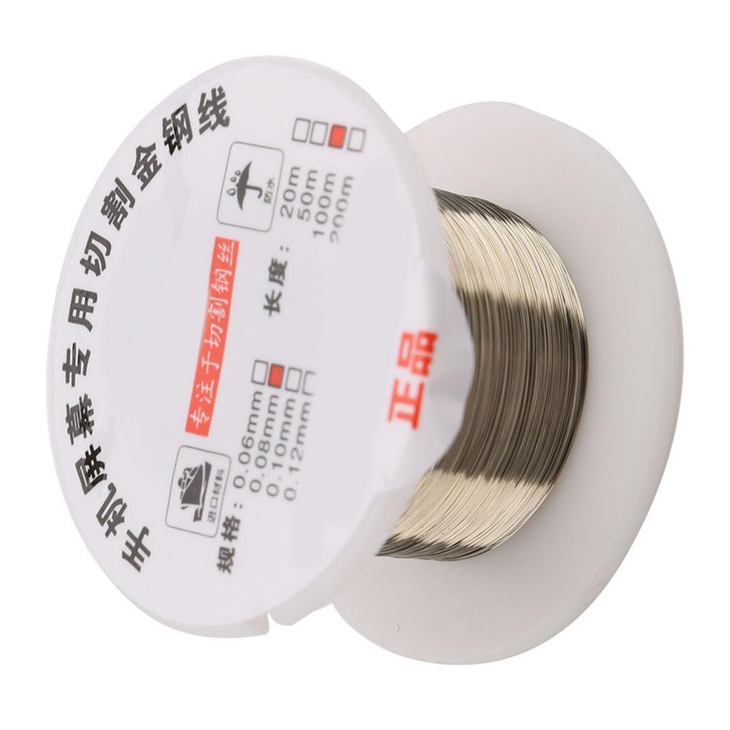 100m Molybdenum Cutting Wire Line for LCD Display Screen Separator Repair (0.08mm*100m)
