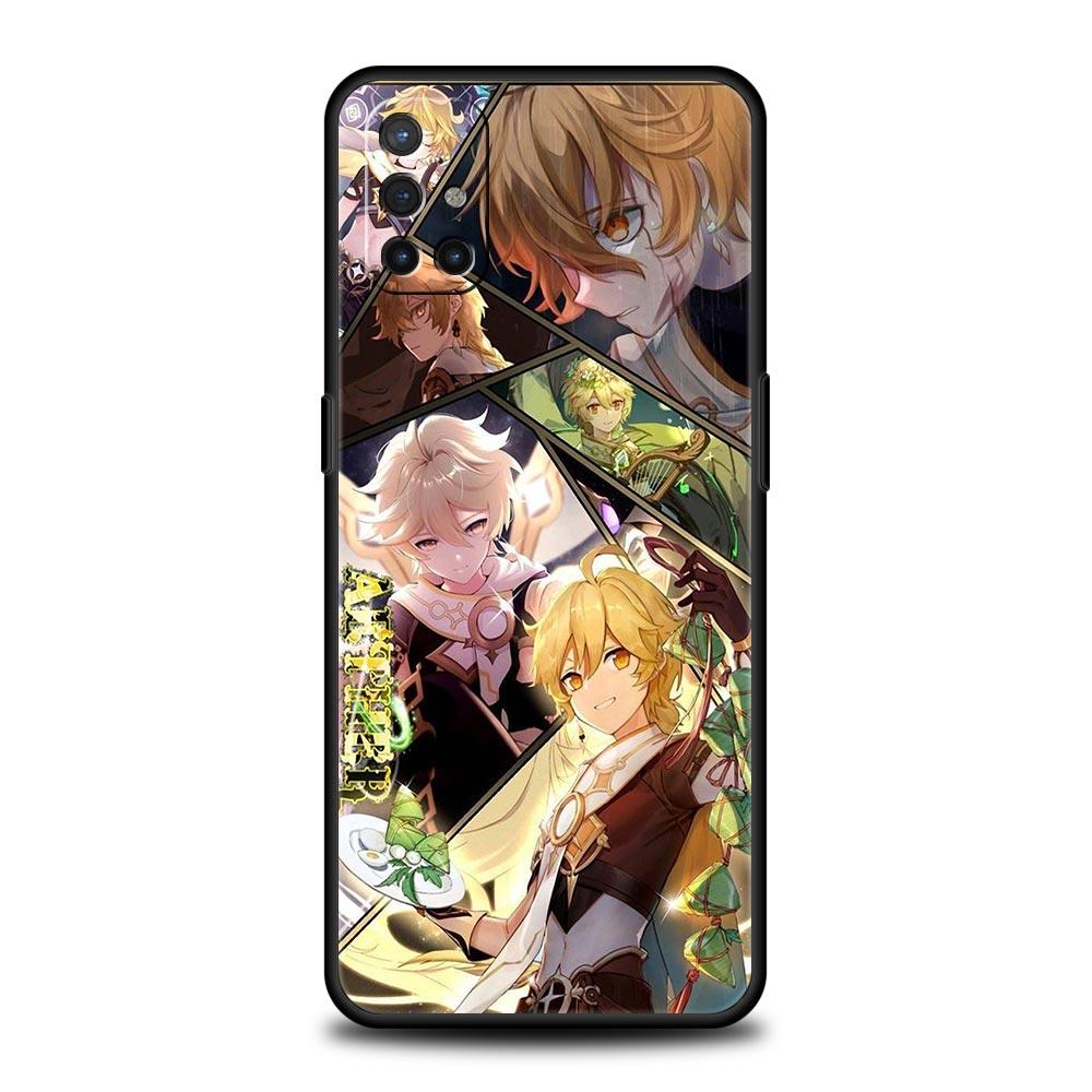 Case For OnePlus 11 10 9 Pro 9T 12R 10R 9R 9RT 10T 8T 8 7 7T Nord 2T CE 2 5G N200 N10 N100 Cover Genshin impact ayato wanderer