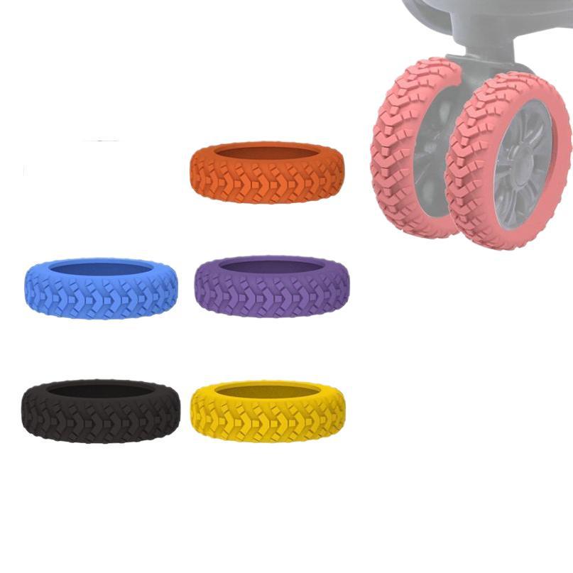 Travel Suitcase Silent Universal Wheel Rubber Cover Replacement Accessory