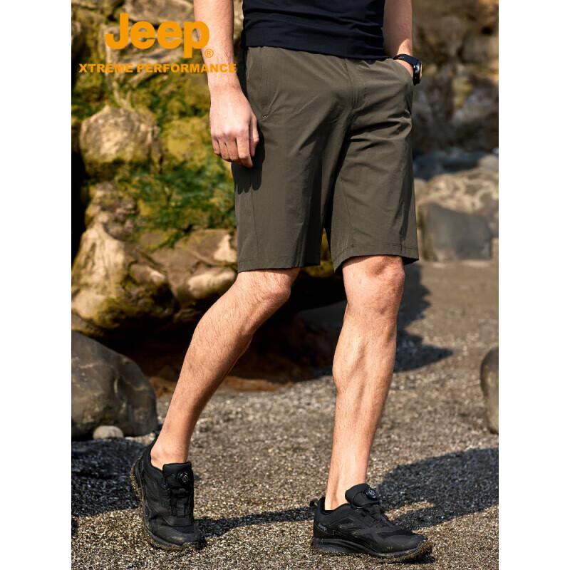JEEP Men s 2025 Breathable Quick-Dry Outdoor Shorts 3XL