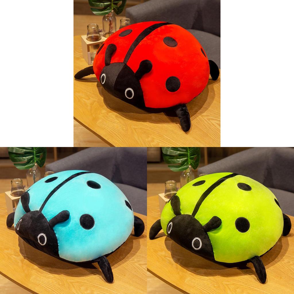 Creative Soft Sevenstar Ladybug Plush Toy With Pp Cotton Filling For Kids Gift