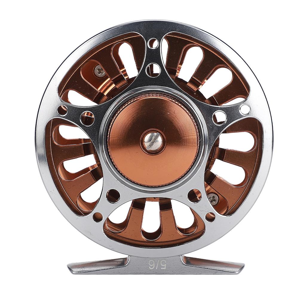 Double Color 5 6 Fly Reels CNC Machined Aluminium Alloy 3 Bearing Fly Fishing Wheel for Outdoor