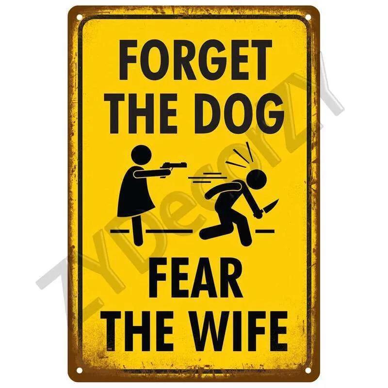 Warning Retro Tin For Home Room Wall Decor Art Metal Sign Vintage Bars Garage Cafe Club Man Cave Pubs Mural Plate Poster 26T0104 26T0104