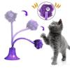 New Cat Window Toy with Suction Cup - Minty Bell & Pompom On a Spring