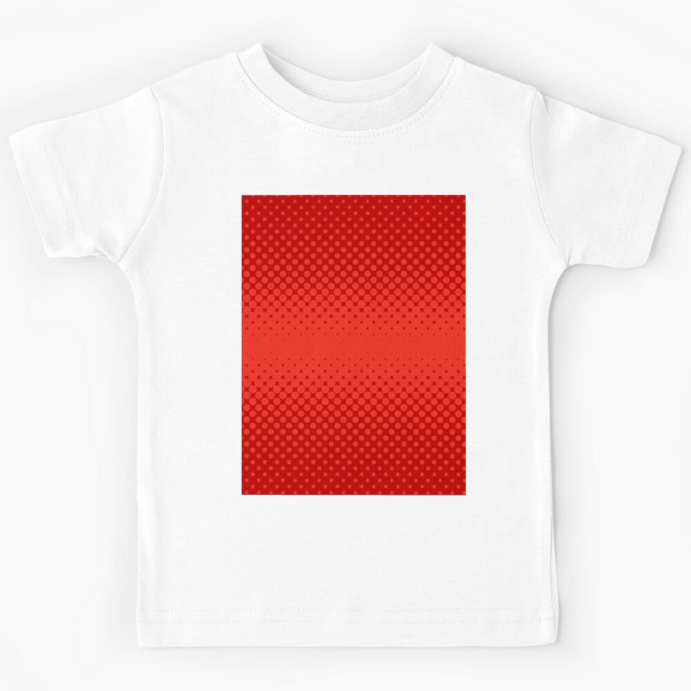 Red polka dot / spotted / retro, Kids T-Shirt 170