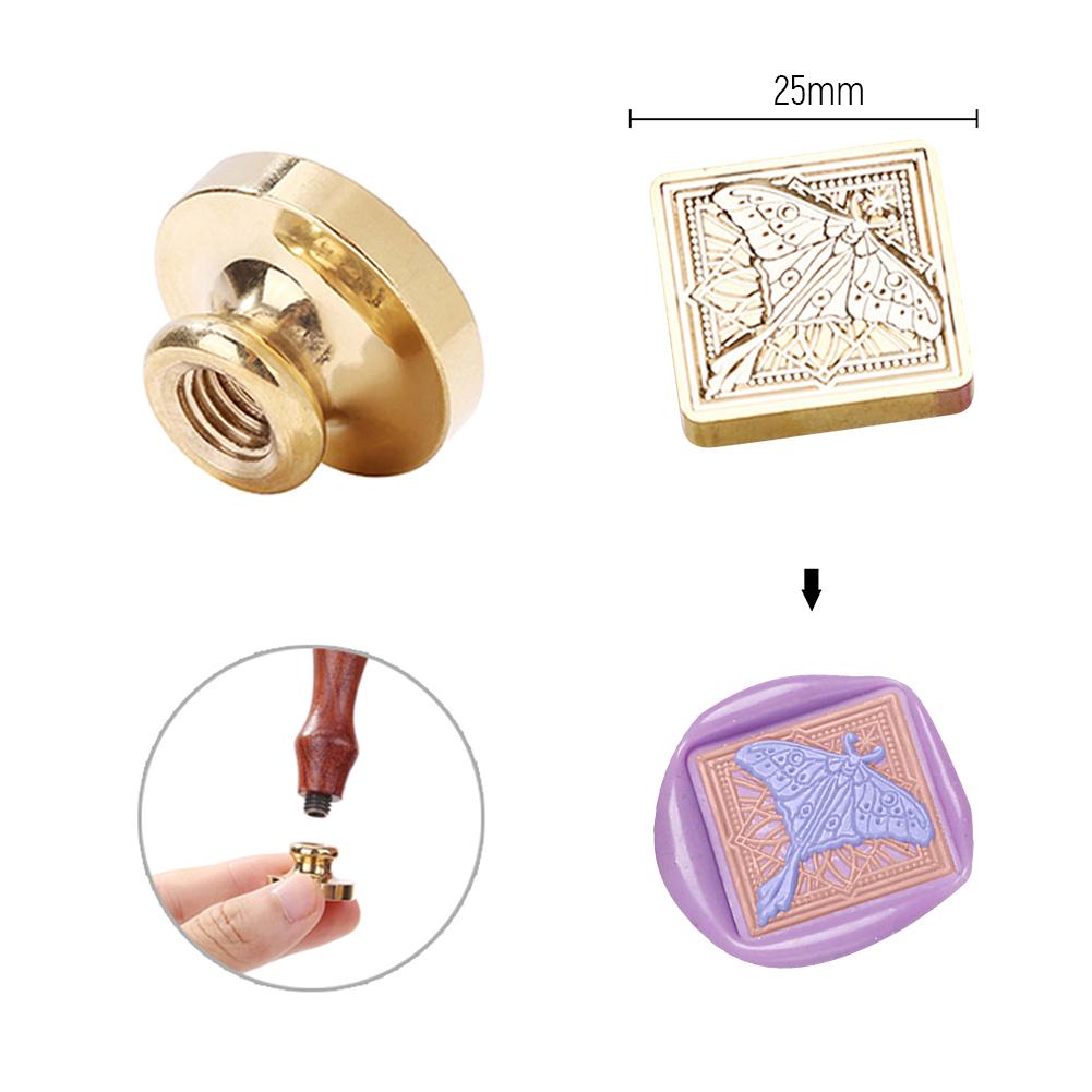 Special-shaped Seal Copper Head Multilayer Relief Stamp Copper Head DIY Manual Account Invitation Envelope for Gift Scrapbooking
