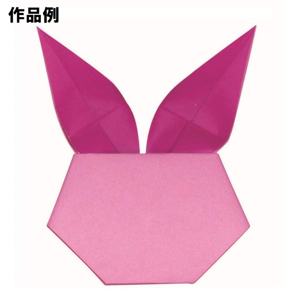 Toyo Origami Single 15cm 100 062102 Double-Sided Paper, Color, Square, Peony/Pink, Sheets,