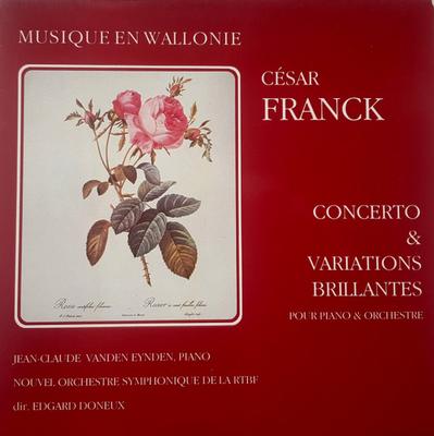 LP-skiva EDGARD DONEUX NOUVEL ORCHESTRE SYM Cesar Franck Konsert Brilliant V MW80047 MUSIQUE EN WAL 1984 Belgien Klassisk Begagnad
