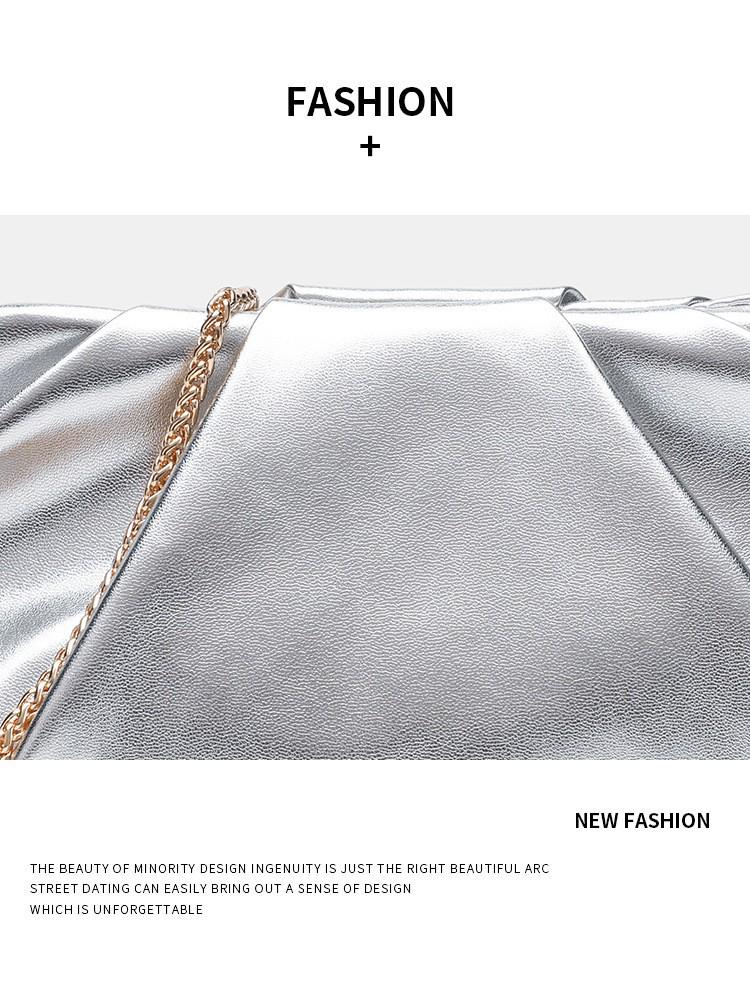 Borsa a Tracolla Catena Oro - Accessorio da Sera Versatile di Lusso da Donna