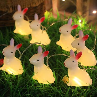 Rabbit Carrot LED Light String Children's Toy Light Scene Layout Decoration Small Colorful Lights