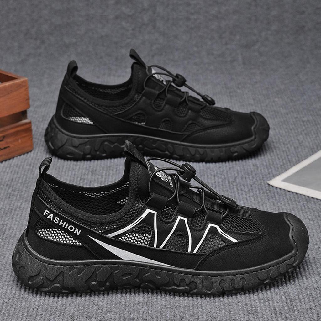 Men's Breathable Non-slip Sports and Work Shoes - Light Mesh Casual Footwear