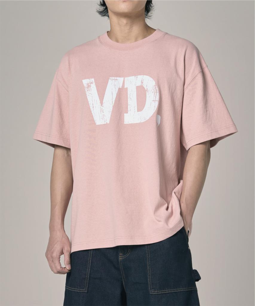 Beodeonteu Basic Verdant Logo Short Sleeve T-Shirt [Pink]