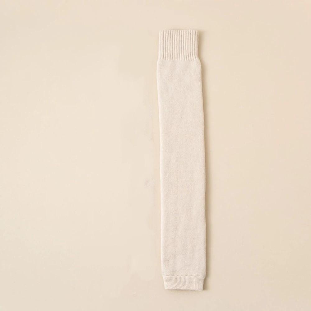 Fleece-lined Knee-High Stockings Thicken Long Tube Socks Soft Over Knee Sock  Winter