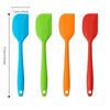 4pcs Heat Resistant Baking Spatula Food Grade Silicone Butter Mixer Baking Cream Scraper  Bakery