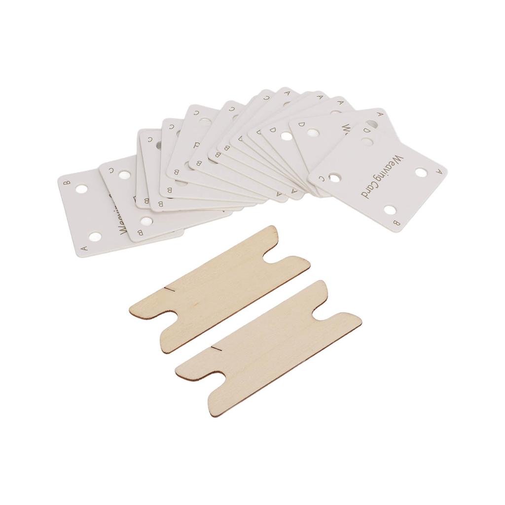 Tablet Weaving Card Smoothness Convenient Flexible Safe Sturdy Durable Paper Loom Card for Craft