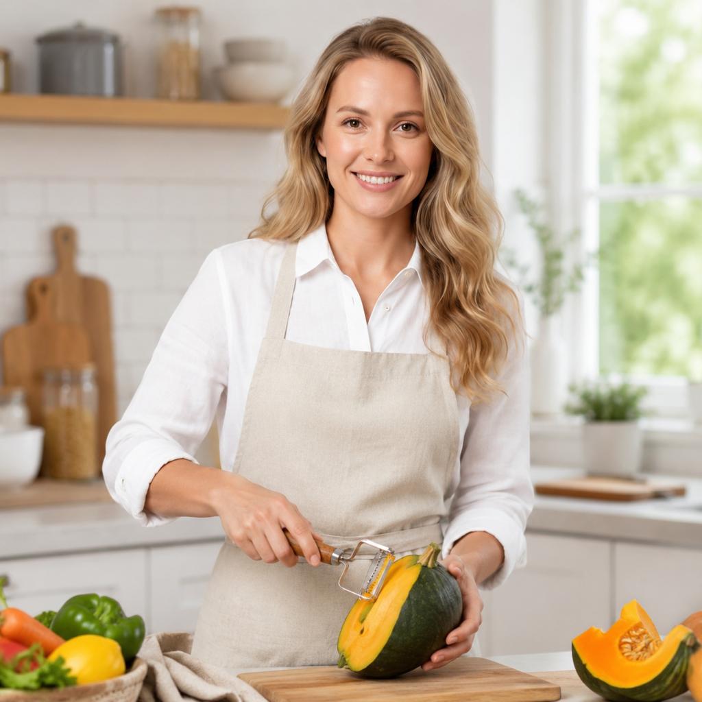 Stainless Steel Vegetable Peeler with Wooden Handle Square Blade Kitchen Fruit Peeler Handheld Fruit and Vegetable Scraper Tool