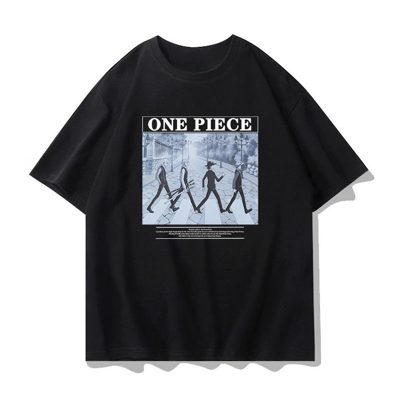 ONE PIECE Joint Tshirt Mens and Womens Summer Peripheral Clothes ACE Sanji Luffy Zoro Shortsleeved Childrens Clothes