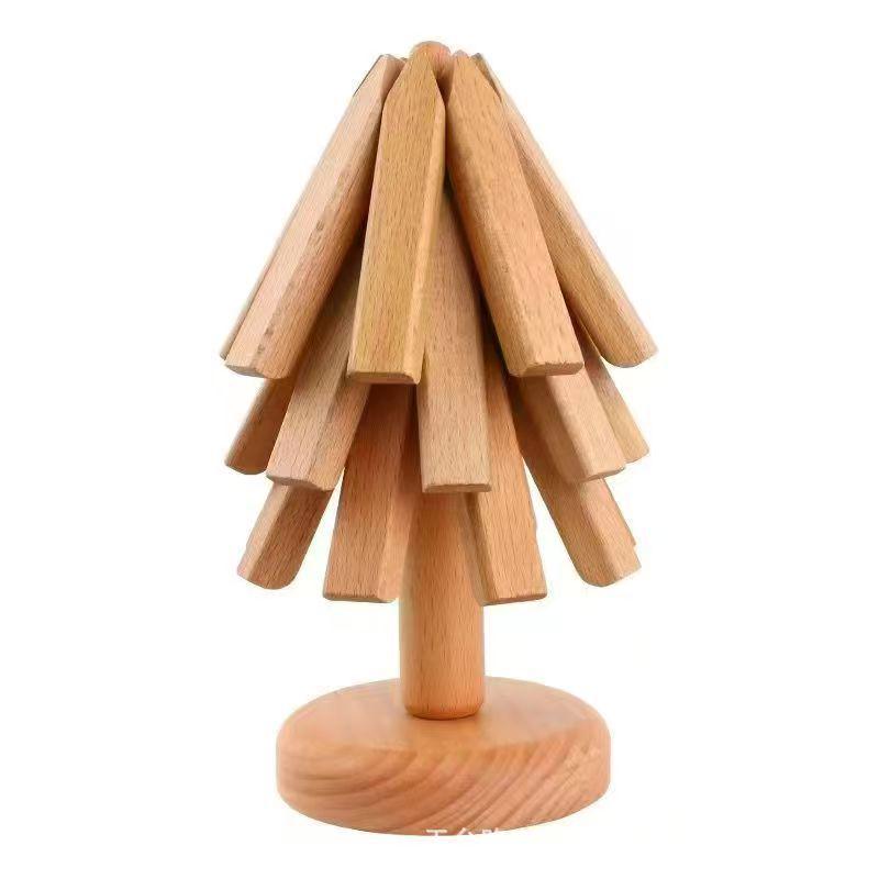 Black Walnut Wooden Heat-Resistant Pad - Anti-Scalding Table Decor Coaster Placemat