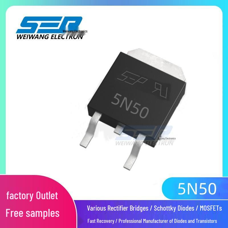 SEP 5N50 MOSFET Transistor 5A/500V, TO-252 Surface Mount