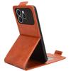 For TECNO Spark 40 4G Stand Case Magnetic Clasp Vertical Flip Leather Phone Cover with Card Holder