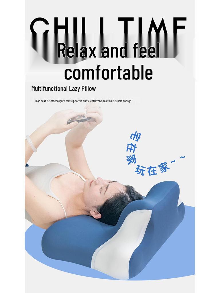 Multifunctional Memory Foam Pillow for Neck and Back Support