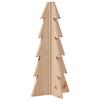 VidaXL Arbre de Noël en bois pour décoration 49 cm bois massif de pin, décoration de sapin de Noël en bois, sapin de Noël en 858174