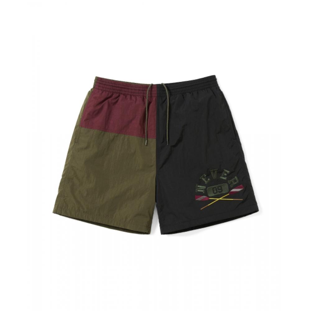 ThisisNeverthat Never Block Short Black Olive S