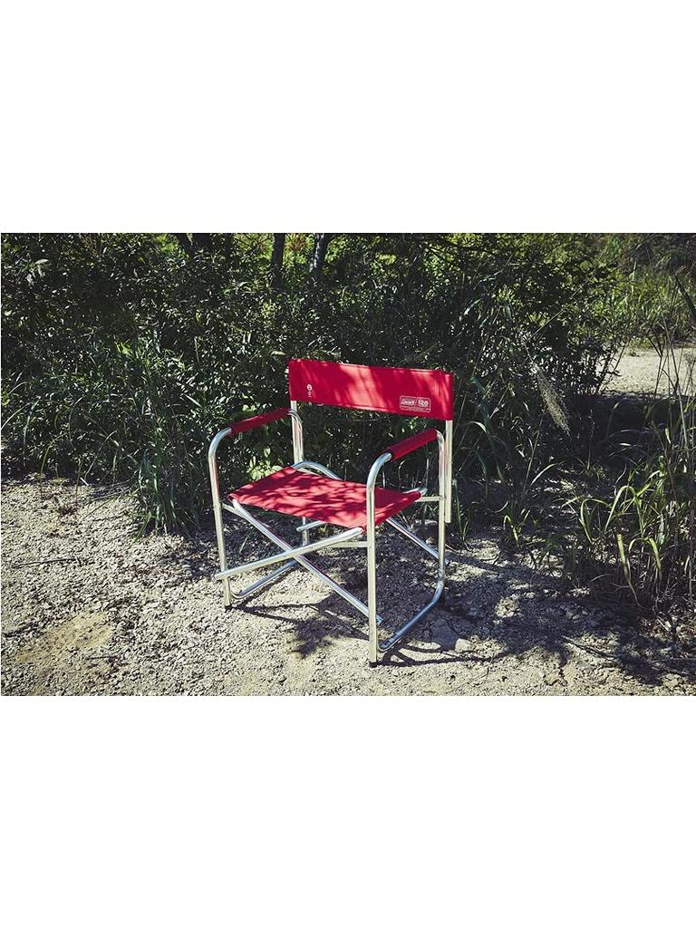 Coleman Stuhl 120. Jubiläum Captain Chair Rot
