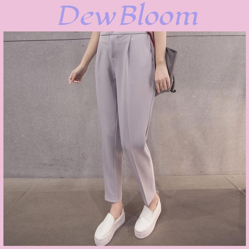 Elegant Women Harem Pants High Waist Casual Slim Plus All Match Trousers